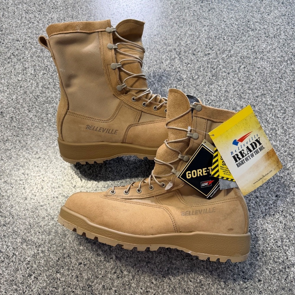 Belleville Coyote Waterproof Steel Toe Boots Mens 12 Combat Boot 790 ST